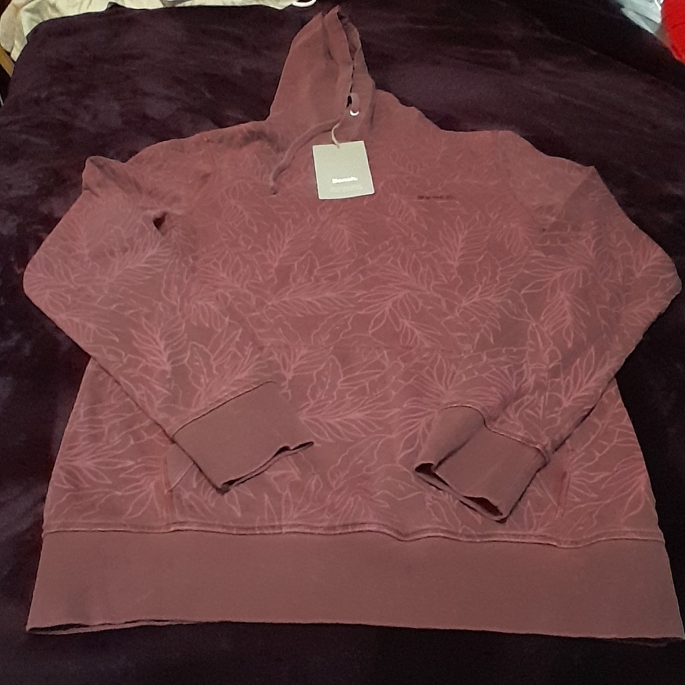 82. Feldom French Terry Pullover Hoodie. Color Printer Wine